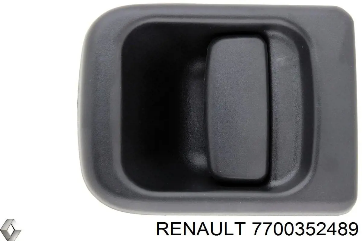 7700352489 Renault (RVI) Manija exterior derecha delantera/trasera de puerta