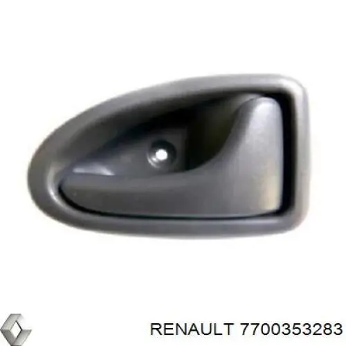 Manecilla de puerta, equipamiento habitáculo, derecha delantera/trasera Renault (RVI) 7700353283