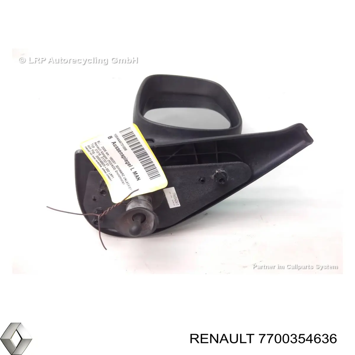 7700354636 Renault (RVI) Espejo retrovisor izquierdo