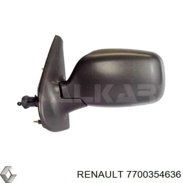 Comprar 7700354636 Renault (RVI) Espejo de retrovisor izquierdo