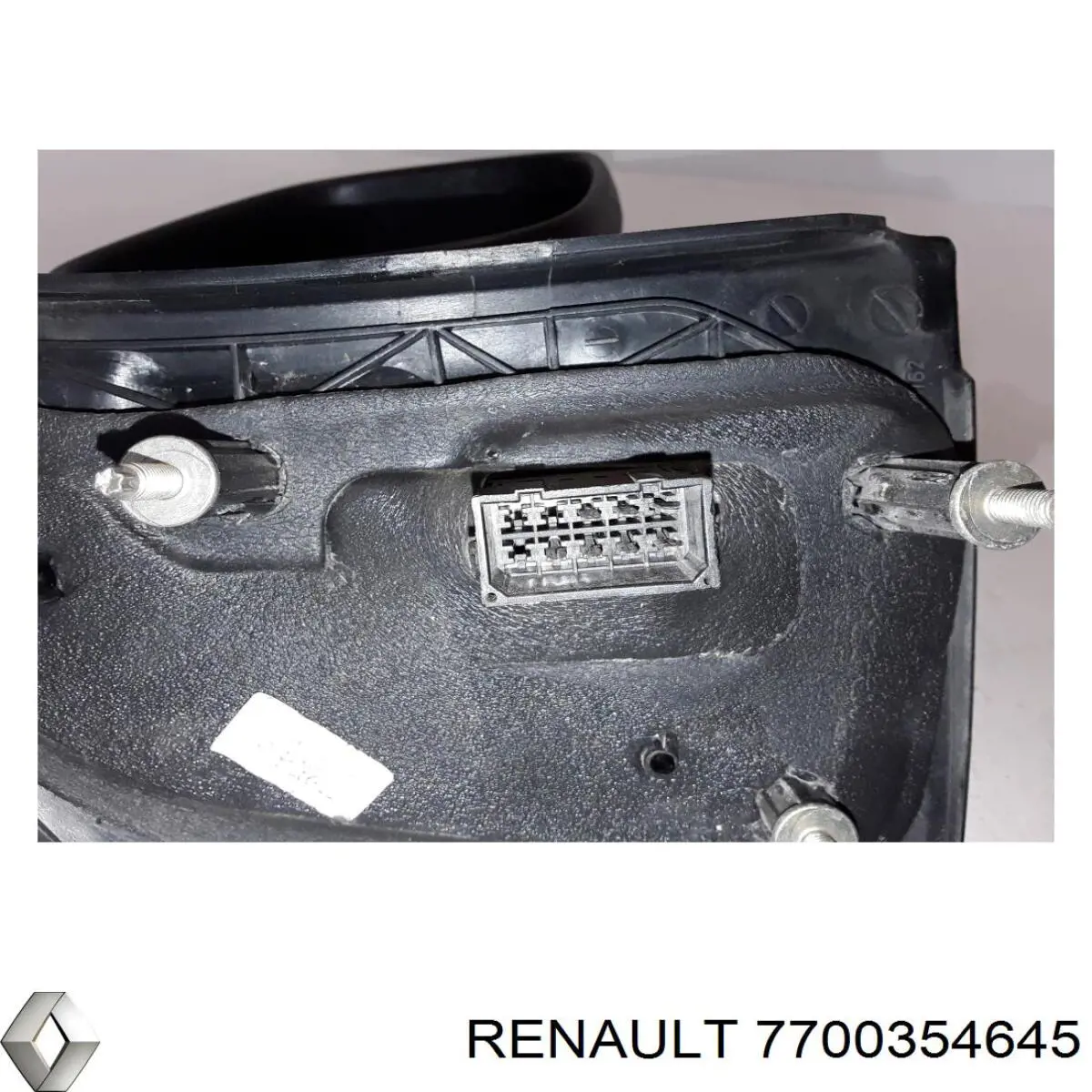 7700354645 Renault (RVI) espejo retrovisor derecho