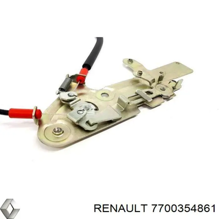 Cerradura de puerta de batientes, trasera izquierda Renault Kangoo (KC0)