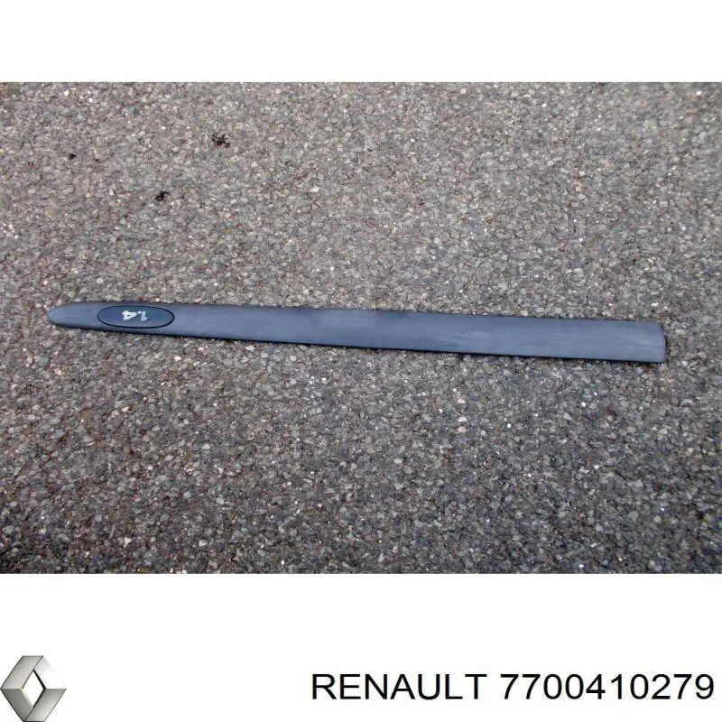 Listón embellecedor de puerta delantera derecha para Renault Clio (B, C, B01)