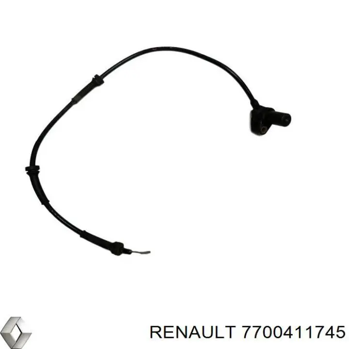 Sensor ABS, rueda trasera izquierda Renault (RVI) 7700411745