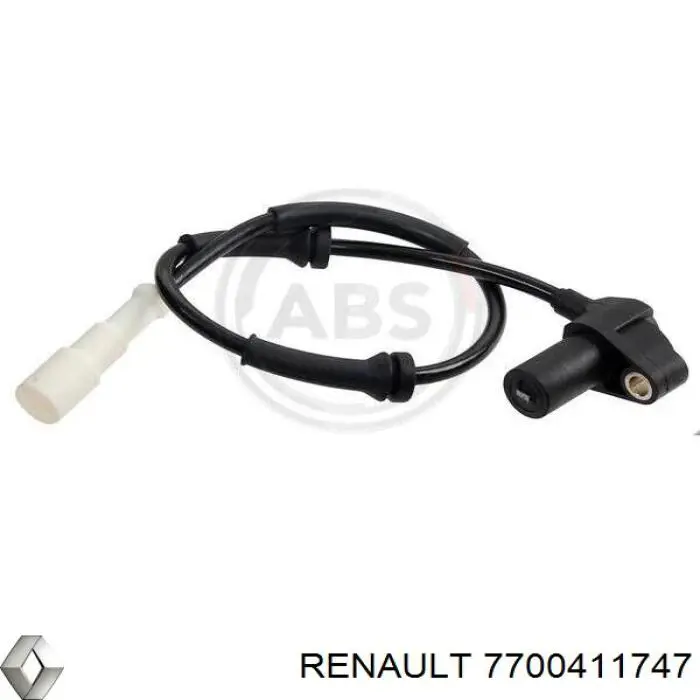 7700411747 Renault (RVI) sensor abs delantero
