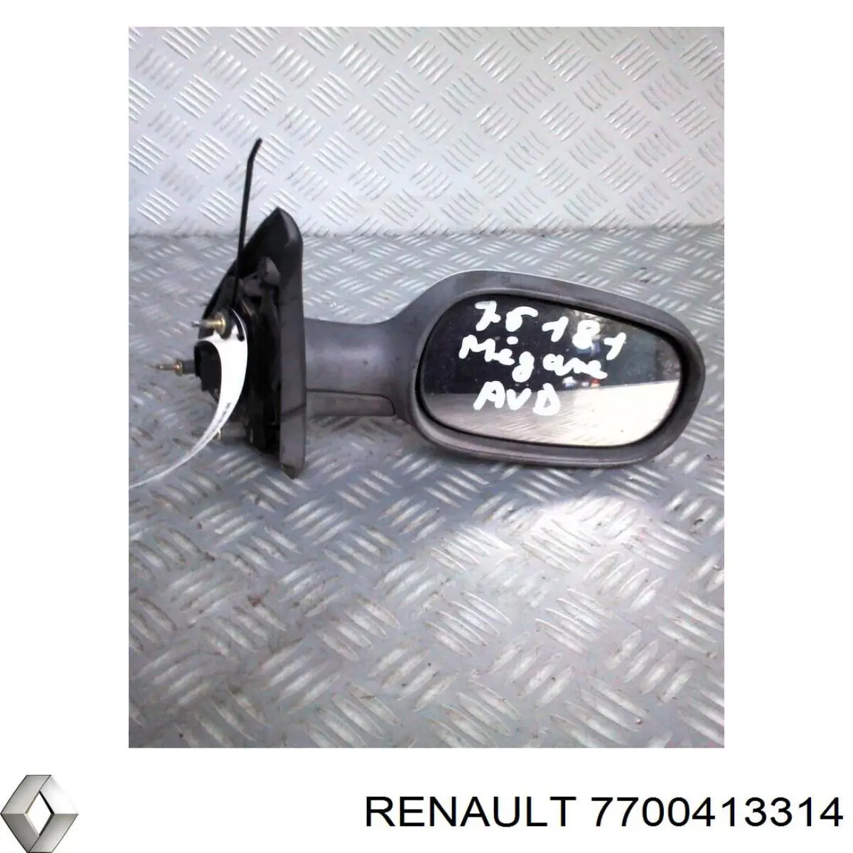 Espejo retrovisor derecho Renault (RVI) 7700413314 precio, desde 41,23 EUR