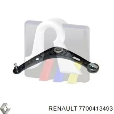 7700413493 Renault (RVI) barra oscilante, suspensión de ruedas delantera, inferior izquierda