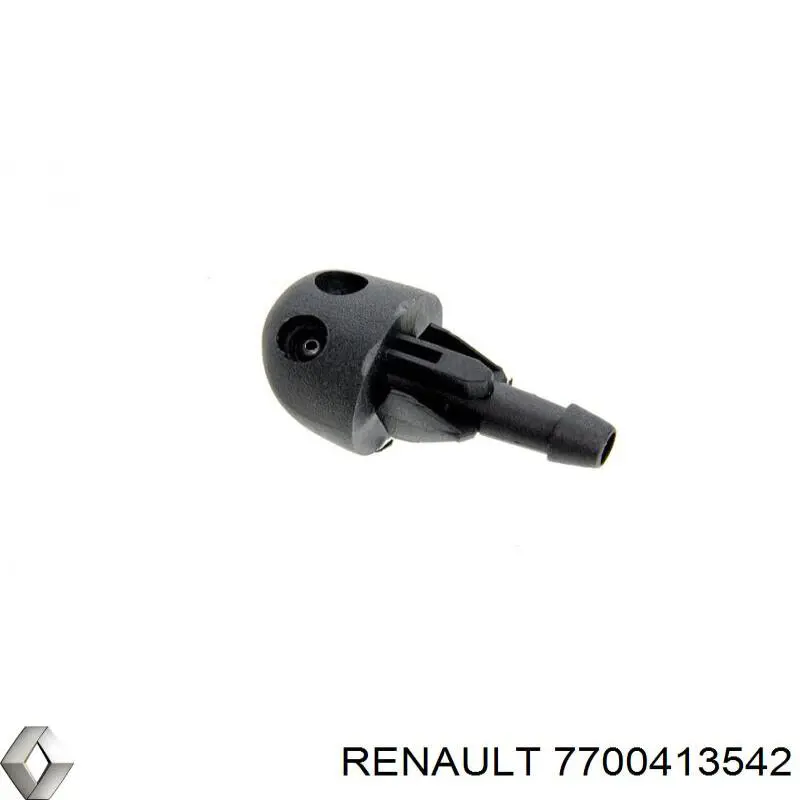 Tobera de agua regadora, lavado de parabrisas Cristal trasero Renault Clio 2 (B, C, B01)