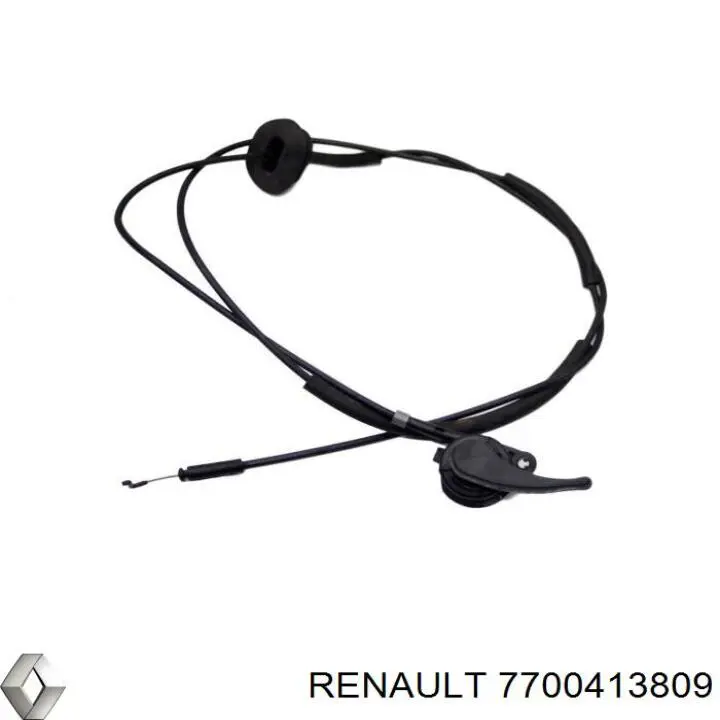 7700413809 Renault (RVI) cable de capó del motor