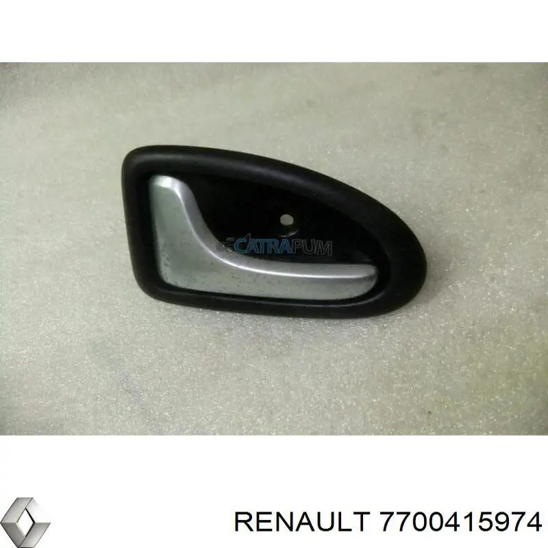 7700415974 Renault (RVI) manecilla de puerta, equipamiento habitáculo, izquierda delantera/trasera