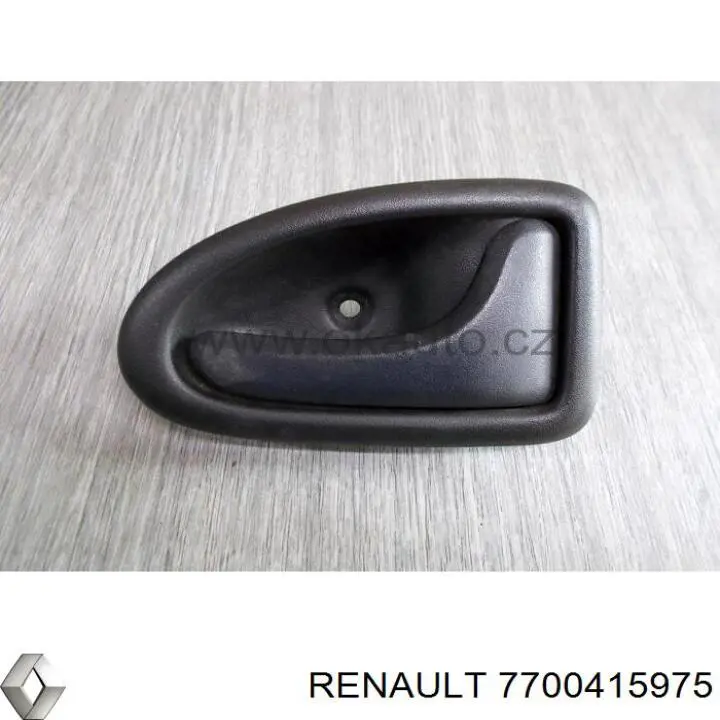 Manecilla de puerta, equipamiento habitáculo, derecha delantera/trasera Renault (RVI) 7700415975