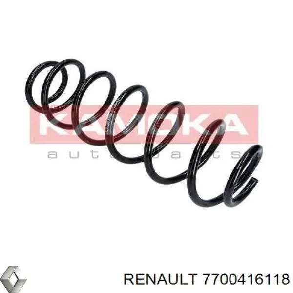 7700416118 Renault (RVI) muelle de suspensión eje trasero