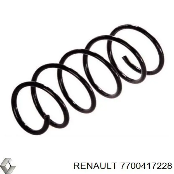 7700417228 Renault (RVI) muelle de suspensión eje delantero