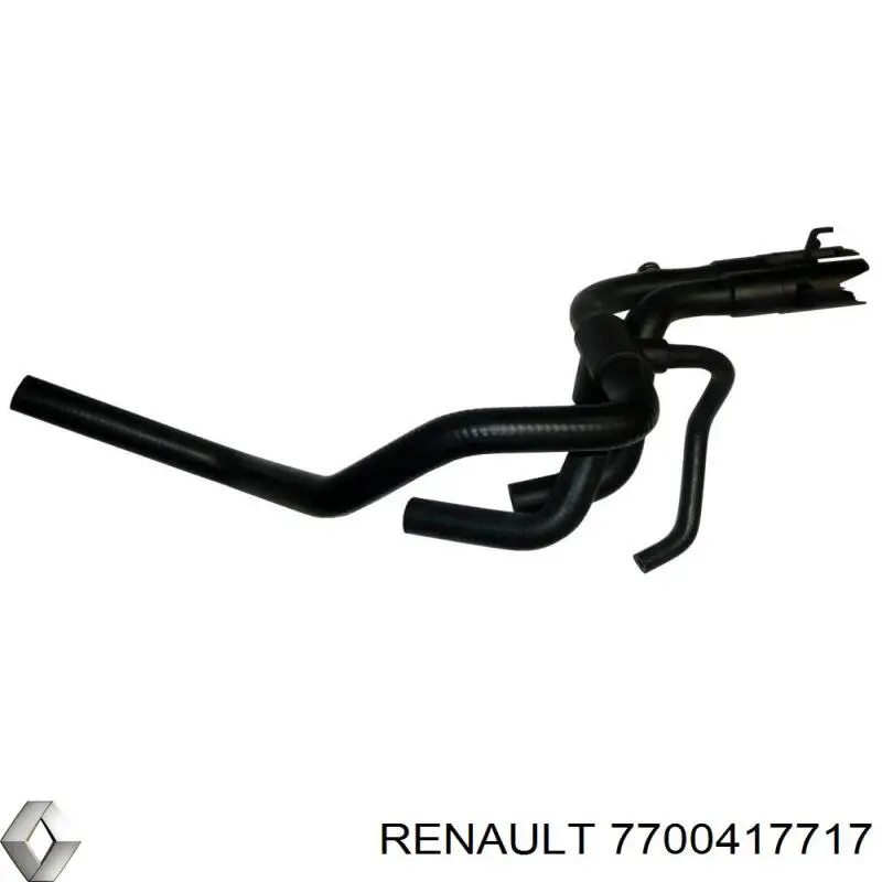 7700417717 Renault (RVI) manguera del radiador del calentador (estufa, Doble)