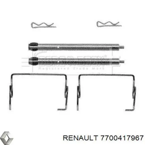 Sensor ABS trasero Renault Safrane 2 (B54)