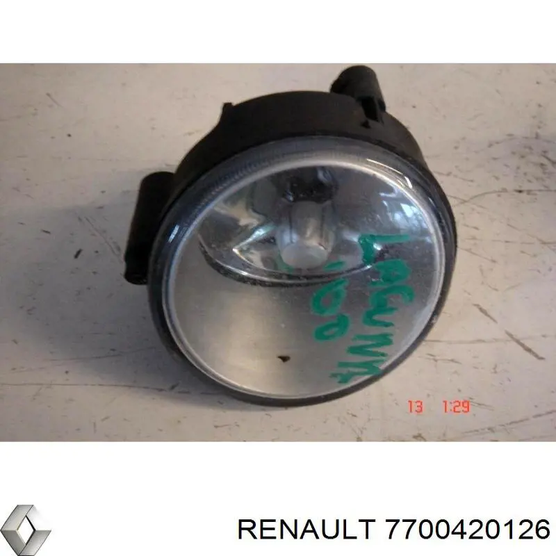 7700420126 Renault (RVI) luz antiniebla izquierdo