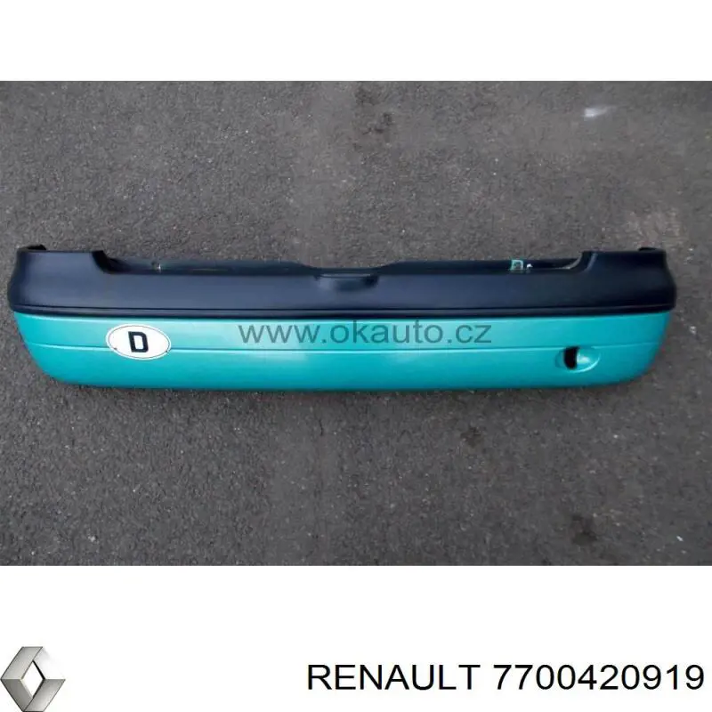 Paragolpes trasero Renault Twingo 1 