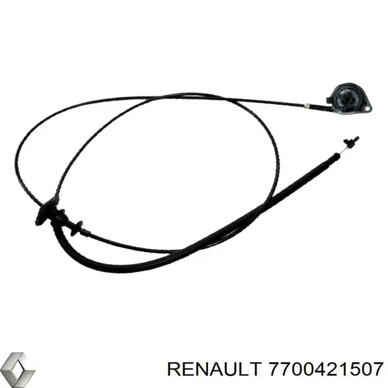 Cable de apertura de capó del motor Renault (RVI) 7700421507 precio, desde 151,23 EUR