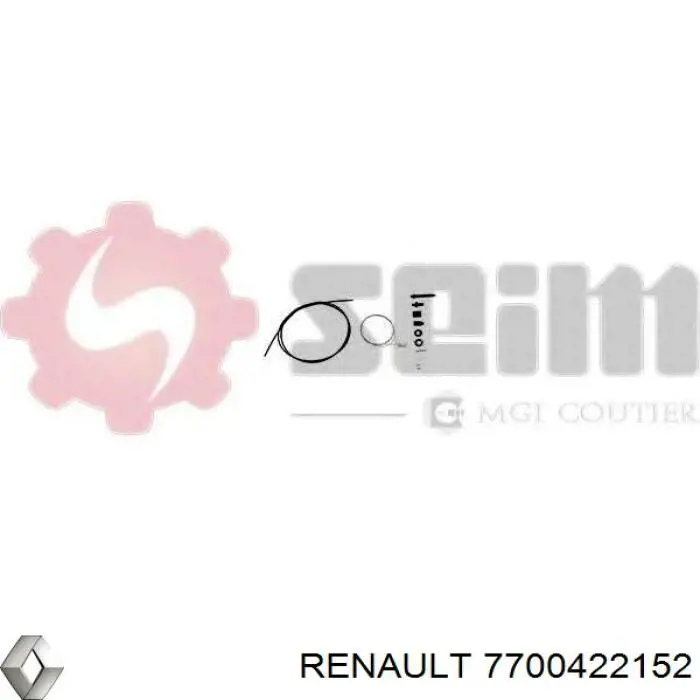 Comprar 7700422152 Renault (RVI) Cable del acelerador