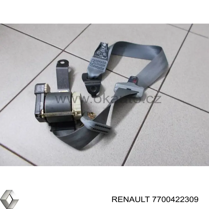 Cinturón de seguridad delantero derecho Renault Laguna 1 (K56)