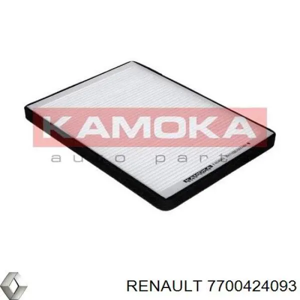 Filtro de habitáculo 7700424093 Renault (RVI)