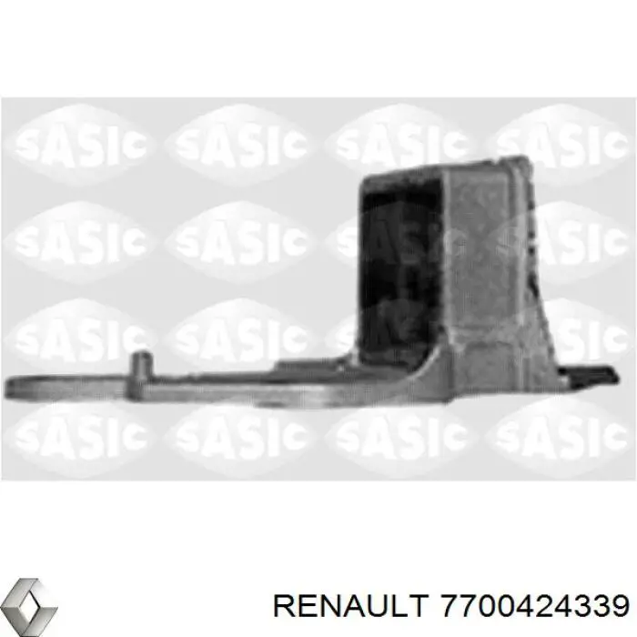 7700424339 Renault (RVI) soporte, silenciador