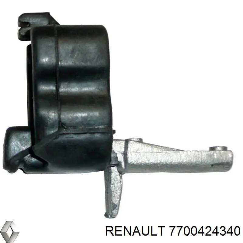 7700424340 Renault (RVI) soporte, silenciador
