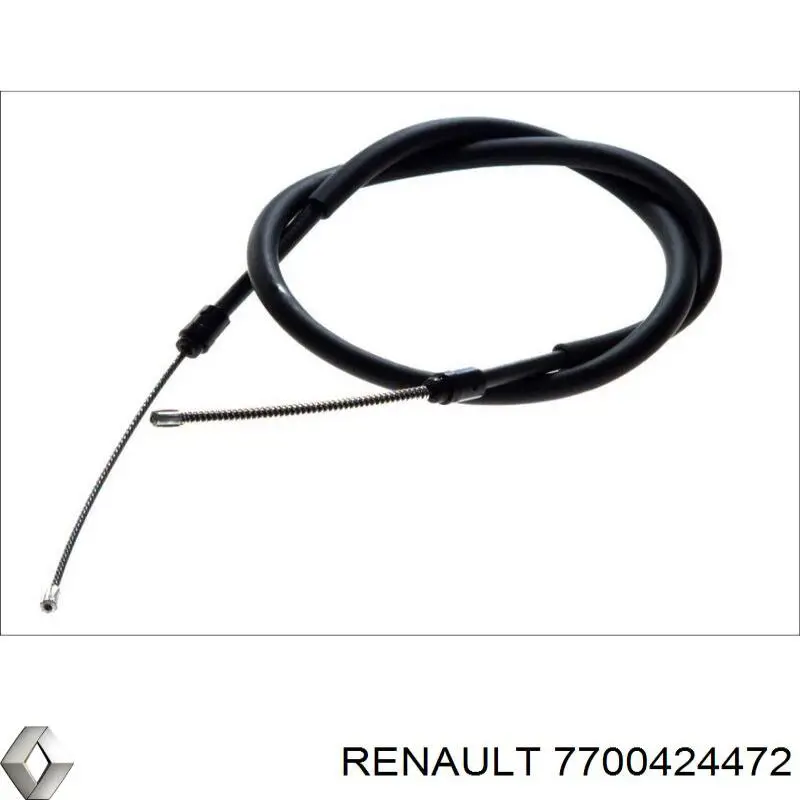 7700424472 Renault (RVI) cable de freno de mano trasero derecho/izquierdo