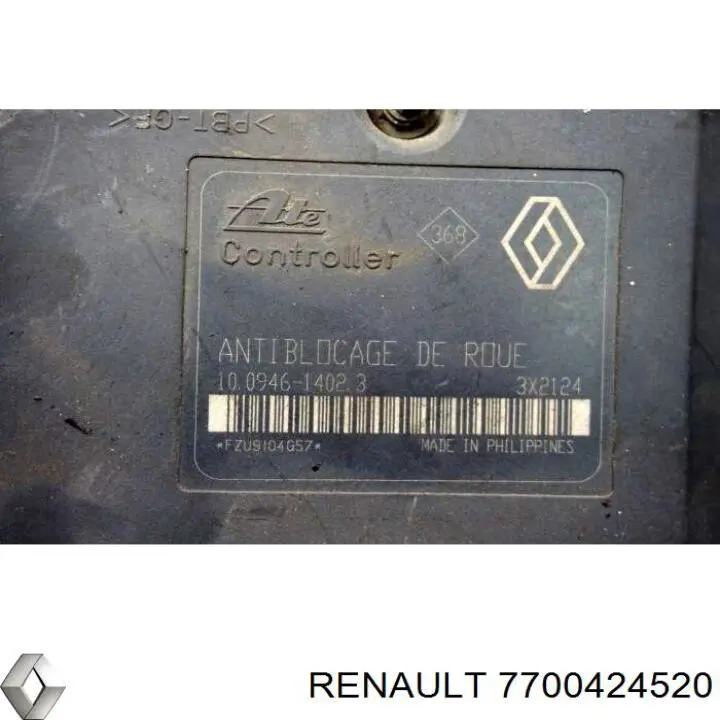 Módulo hidráulico ABS Renault (RVI) 7700424520