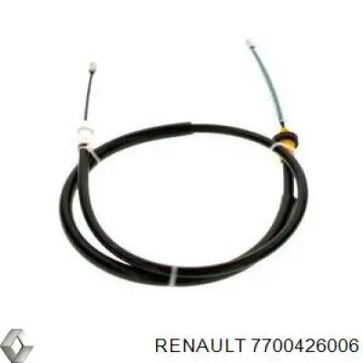 7700426006 Renault (RVI) cable de freno de mano trasero izquierdo