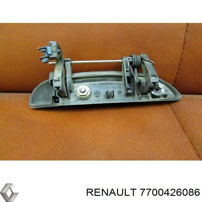 7700426086 Renault (RVI) tirador de puerta exterior izquierdo delantero/trasero