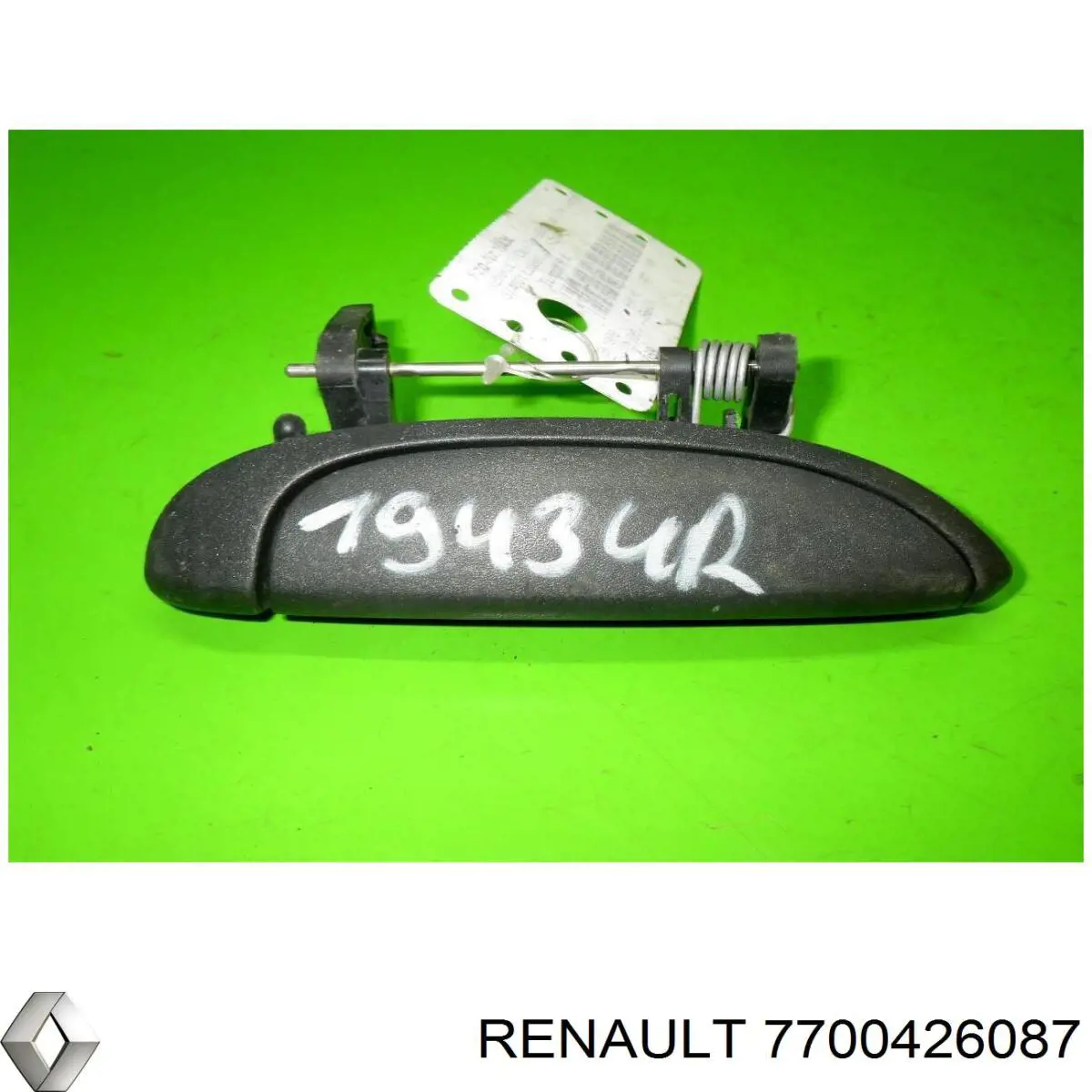 Tirador de puerta exterior derecho delantero/trasero para Renault Megane (EA0)