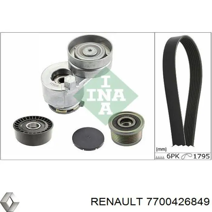 7700426849 Renault (RVI) alternador