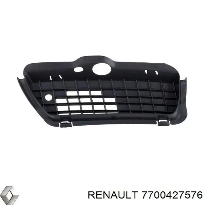 7700427576 Renault (RVI) moldura de parachoques trasero izquierdo