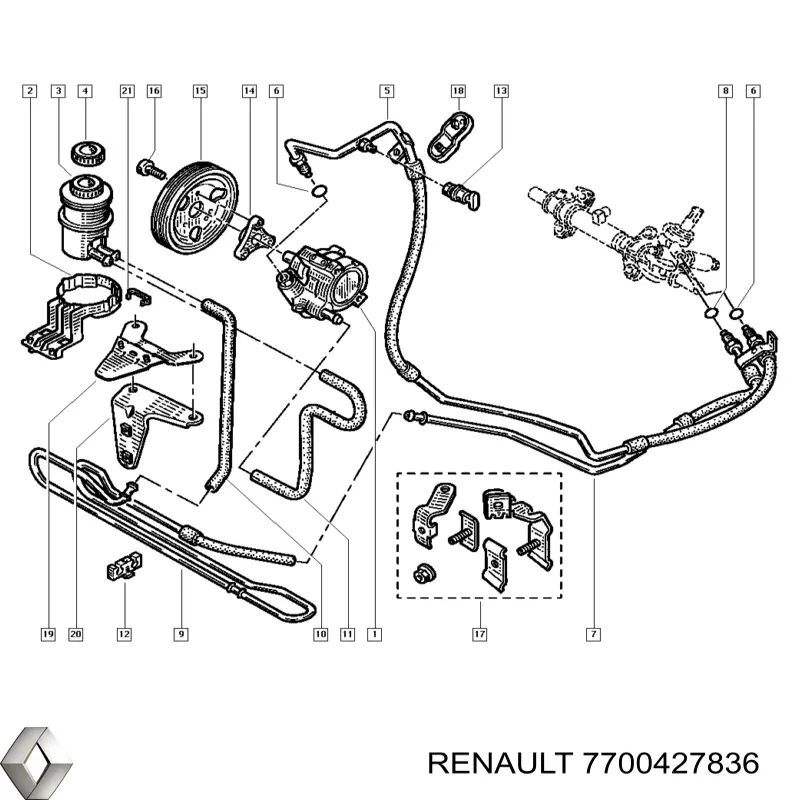 Comprar 7700427836 Renault (RVI) 