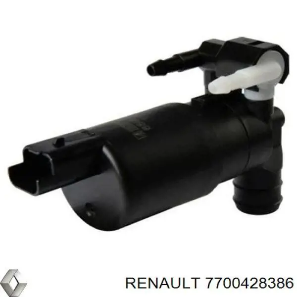 Comprar 7700428386 Renault (RVI) Bomba de agua limpiaparabrisas, delantera
