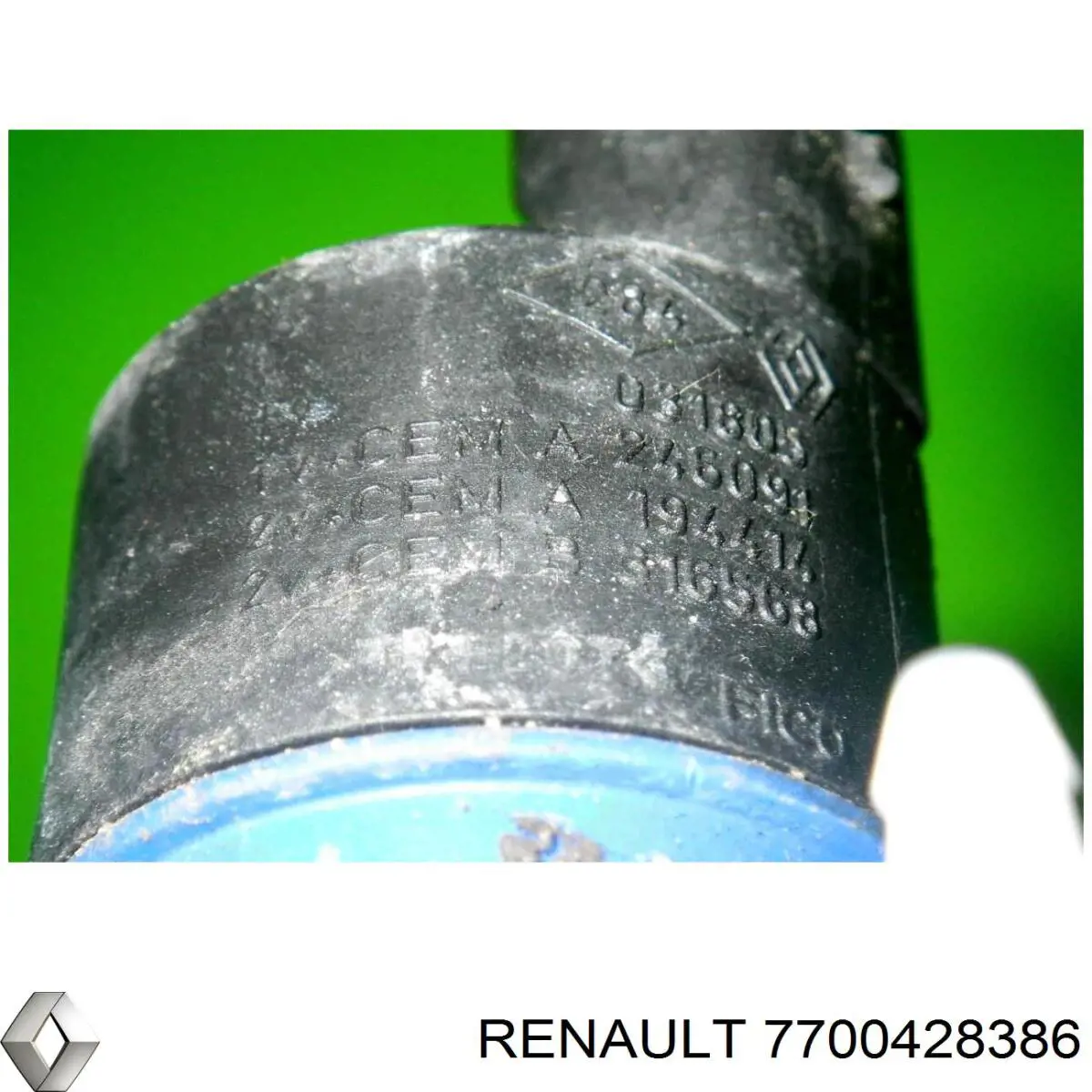 7700428386 Renault (RVI) Bomba de agua de lavado, lavado de parabrisas, delantera