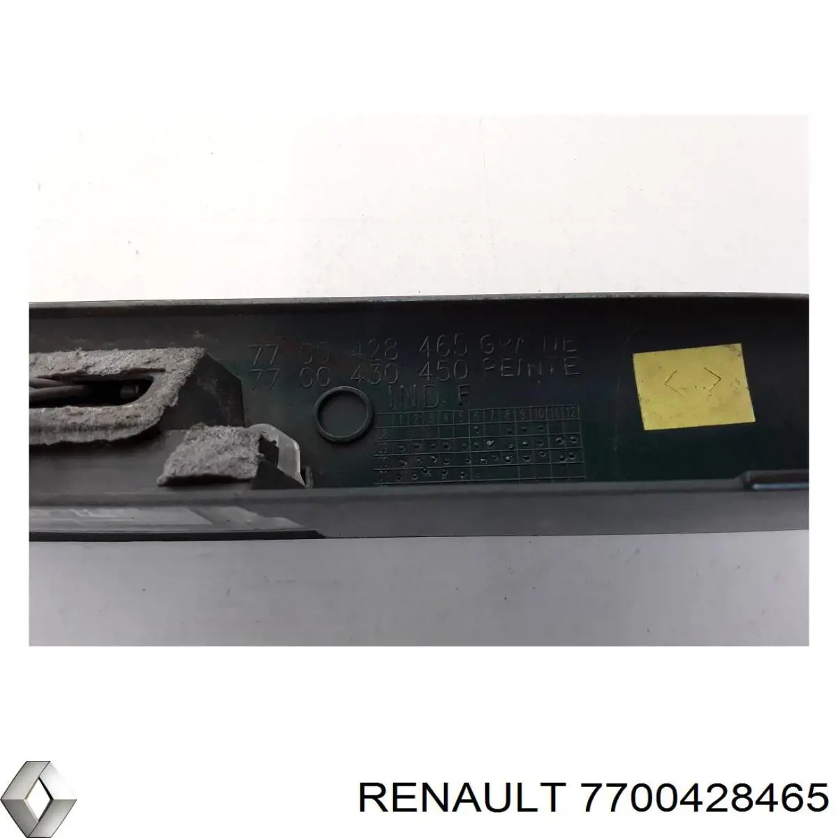 Luz matricula 7700428465 Renault (RVI)