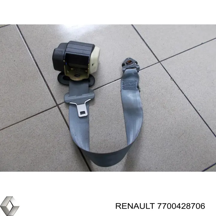 7700428706 Renault (RVI) cinturón de seguridad trasero central