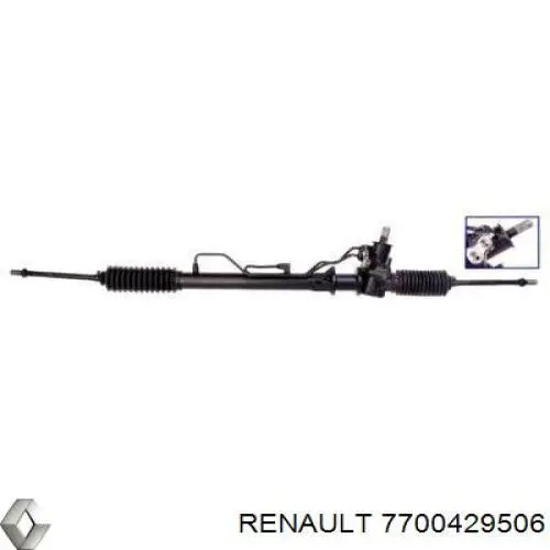 7700429506 Renault (RVI) Cremallera caja de direccion