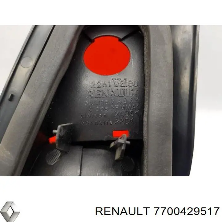 7700429517 Renault (RVI) piloto posterior derecho