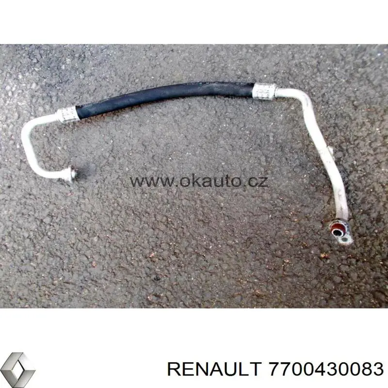 Tubería de alta presión, aire acondicionado, de compresor aire acondicionado a condensador Renault Laguna 1 (K56)