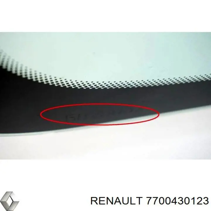 Comprar 7700430123 Renault (RVI) Cristal de puerta trasera derecha