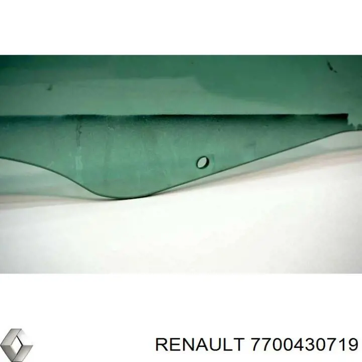 Cristal de puerta trasera izquierda 7700430719 Renault (RVI)