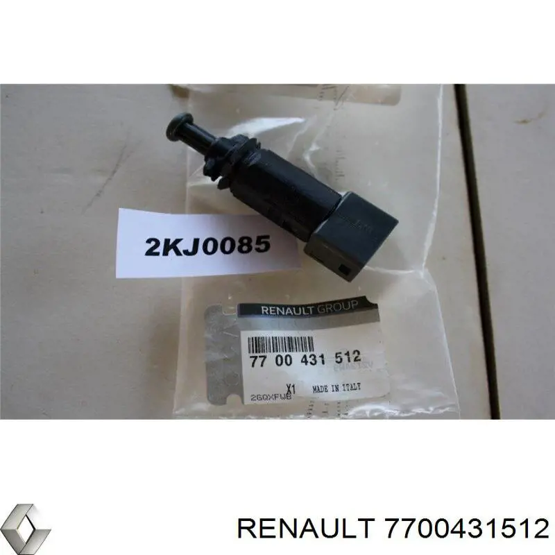 Comprar 7700431512 Renault (RVI) Interruptor de luz de freno