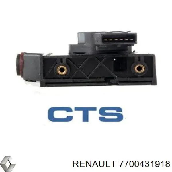 7700431918 Renault (RVI) sensor de posicion del pedal del acelerador