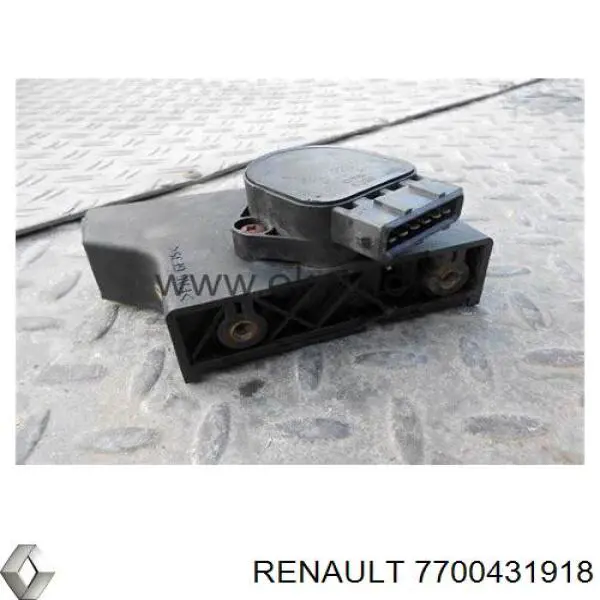 Sensor de posición del pedal del acelerador 7700431918 Renault (RVI)