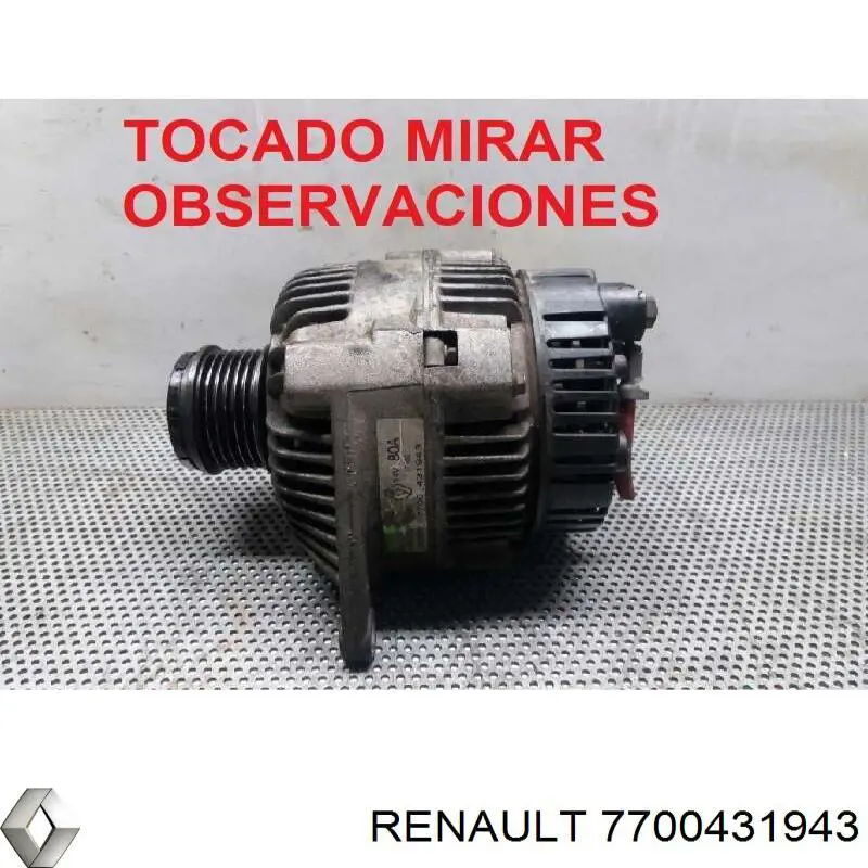 Alternador del motor Renault (RVI) 7700431943 precio, desde 47,92 EUR