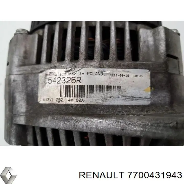 Comprar 7700431943 Renault (RVI) Dynamo
