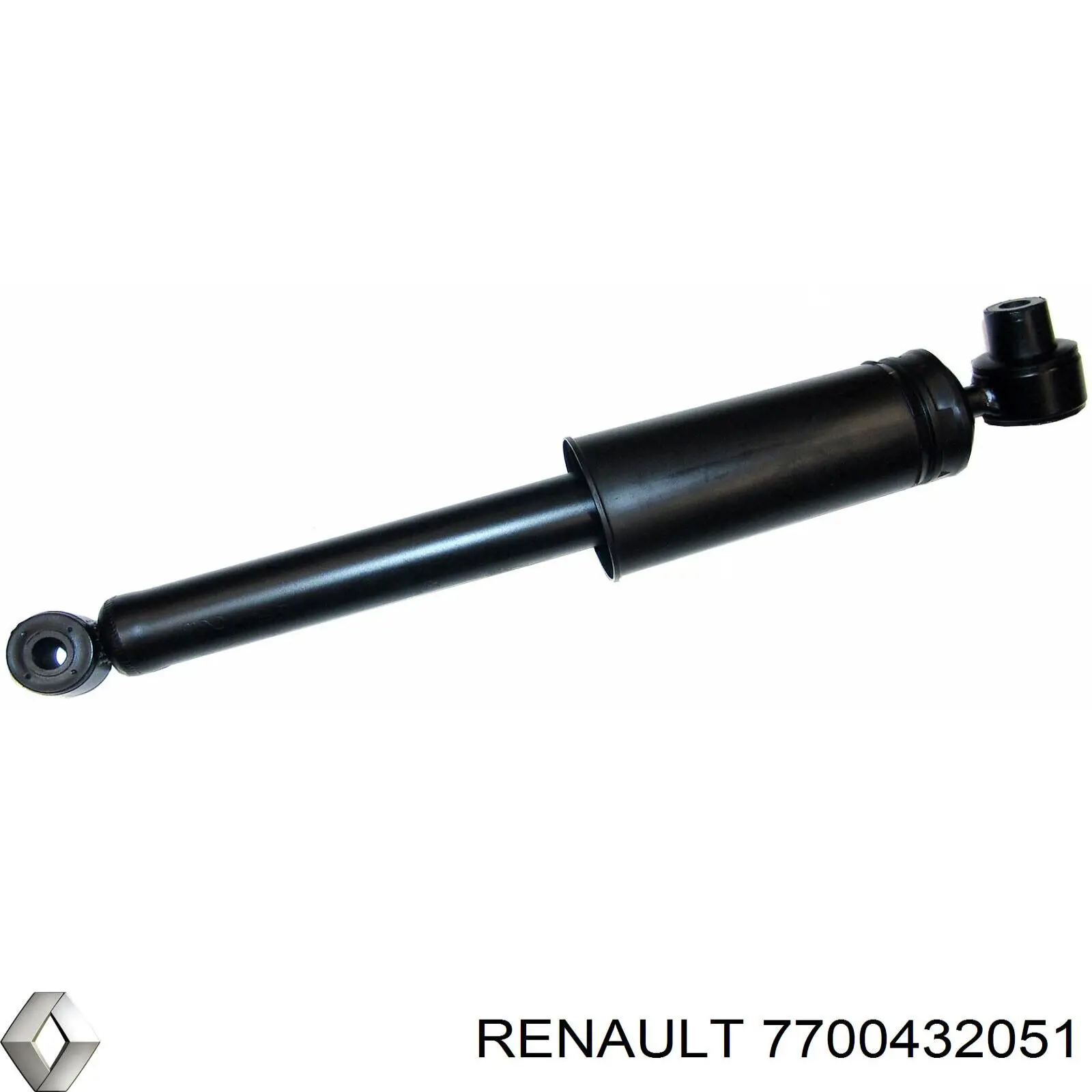 7700432051 Renault (RVI) amortiguador trasero